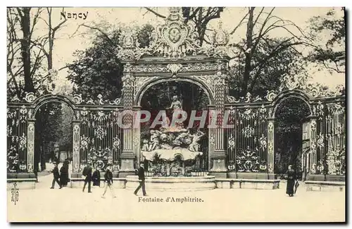 Cartes postales Nancy Fontaine d Amphitrite