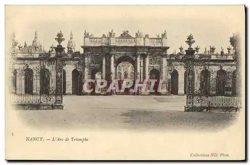 Cartes postales Nancy L Arc de Triomphe