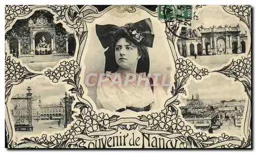 Cartes postales Nancy Lorraine Coiffe Folklore