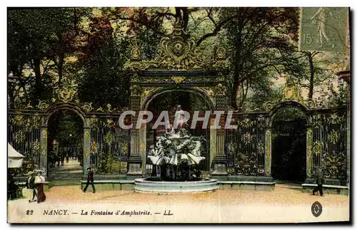 Cartes postales Nancy La Fontaine d Amphitrite