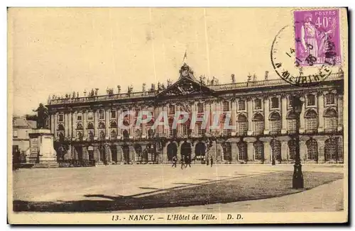 Cartes postales Nancy L Hotel de Ville