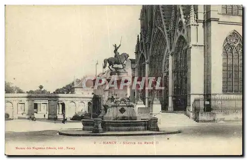 Cartes postales Nancy Statue De Rene II