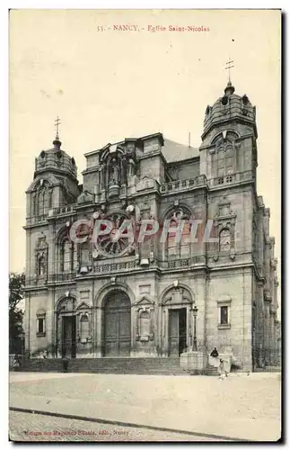 Ansichtskarte AK Nancy Eglise Saint Nicolas