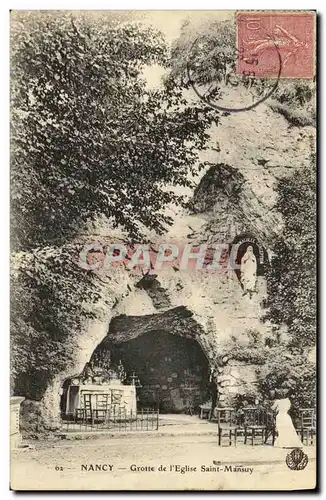 Cartes postales Nancy Grotte de L Eglise Saint Mansuy