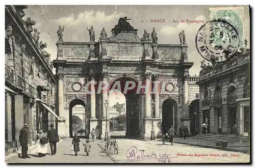 Cartes postales Nancy Arc de Triomphe