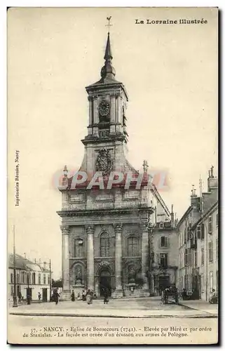 Cartes postales Nancy Eglise de Bonsecours Elevee par Here