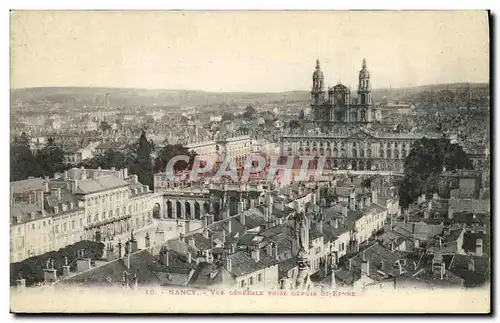 Cartes postales Nancy Vue Generale Prise Depuis St Epvre