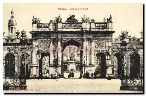 Cartes postales Nancy Arc de Triomphe