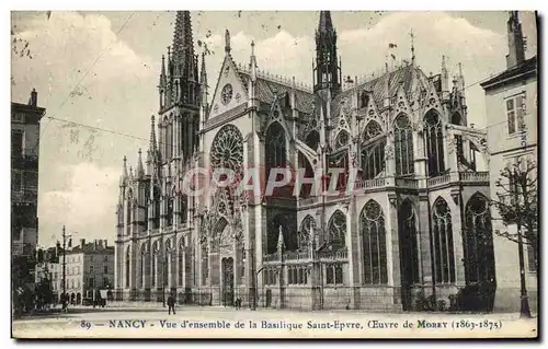 Ansichtskarte AK Nancy Vue d Ensemble de la Basilique Saint Epvre Oeuvre de Morey