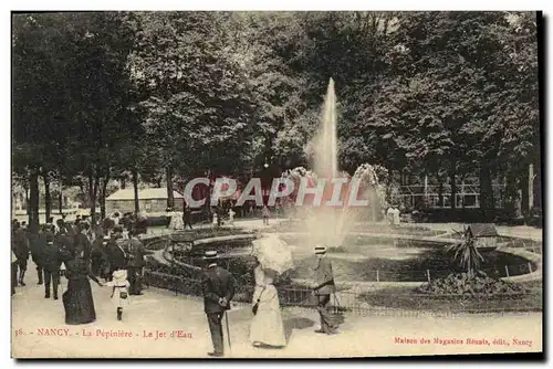 Ansichtskarte AK Nancy La Pepintere Le Jet d Eau