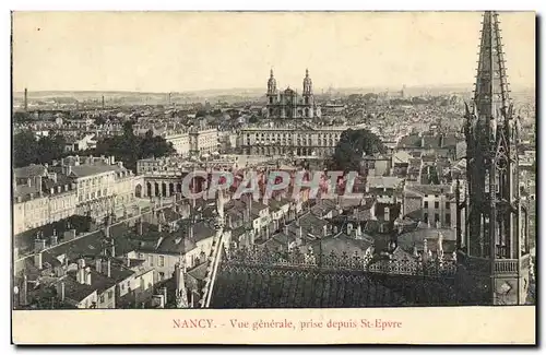 Cartes postales Nancy Vue Generale Prise depuis St Epvre