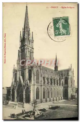 Cartes postales Nancy Eglise St Epvre