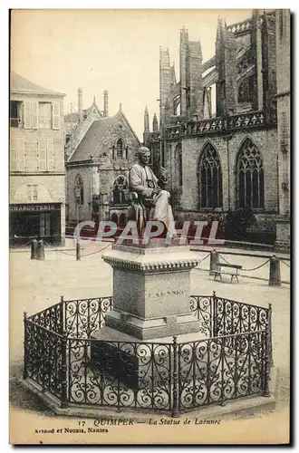 Cartes postales Quimper La Statue de Laennec