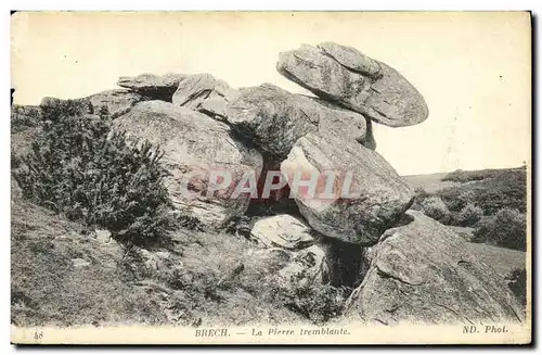 Cartes postales Brech La Pierre tremblante