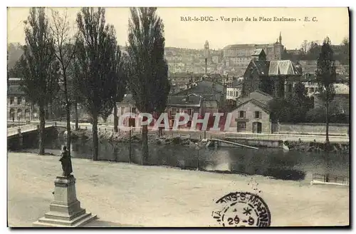 Cartes postales Bar le Duc Vue prise de la Place Exelmans