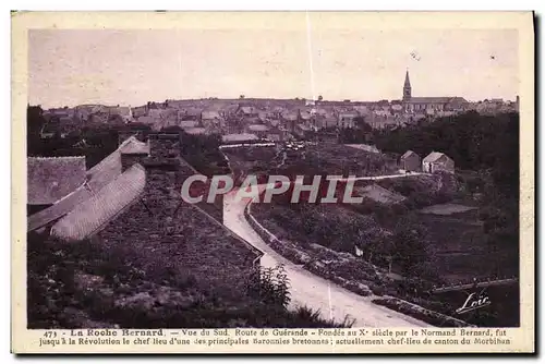 Cartes postales La Roche Bernard Vue du Sud Route de Guerande