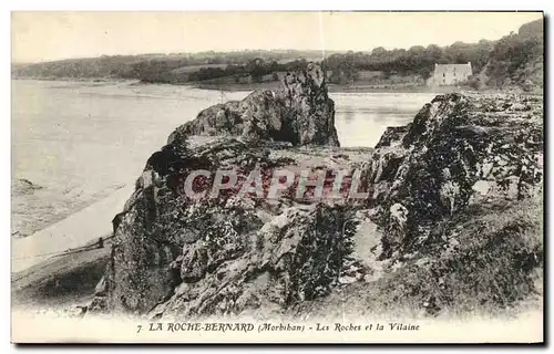 Cartes postales La Roche Bernard Les Rochers et la Vilaine