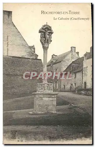 Ansichtskarte AK Rocherfort en Terre Le Calvaire