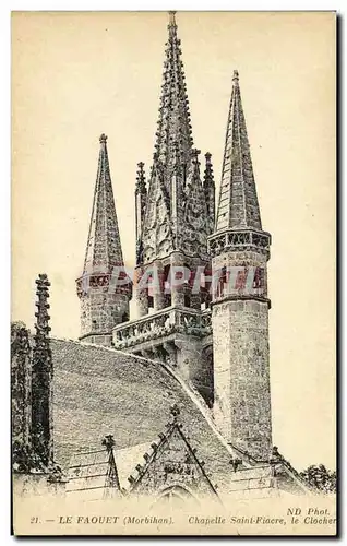 Cartes postales Le Faouet Chapelle Saint Fiacre le Clocher