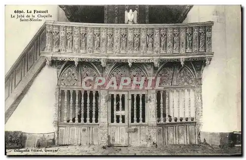 Cartes postales Le Faouet Le Jube de la Chapelle Saint Nicolas