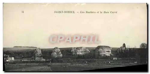 Cartes postales Saint Mihiel Les Rochers et le Bois Carre