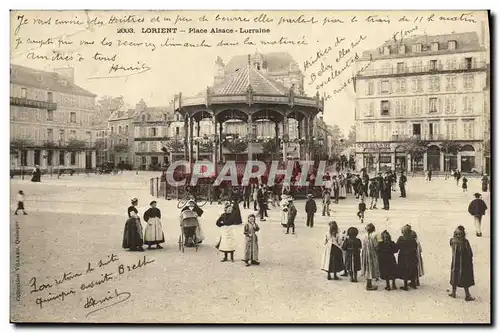 Cartes postales Lorient Place Alsace Lorraine