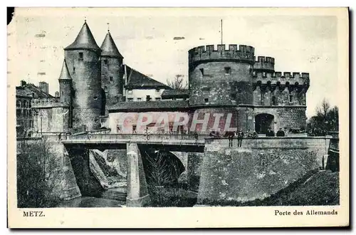 Cartes postales Metz Porte des Allemands