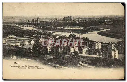 Cartes postales Metz Panorama pris du St Quentin