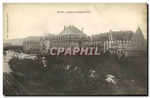 Cartes postales Metz Avenue Marechal Foch
