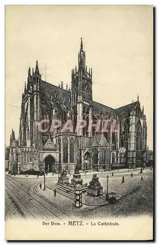 Cartes postales Metz La Cathedrale