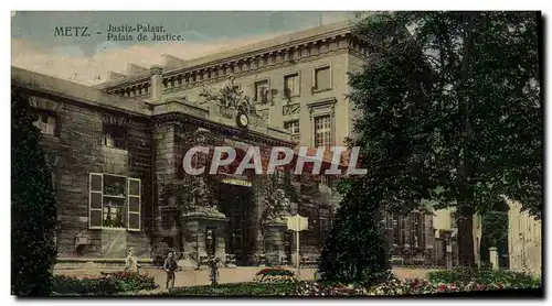 Cartes postales Metz Palast Palais de Justice