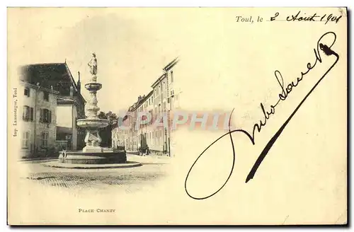 Cartes postales Toul le Place Chanzy