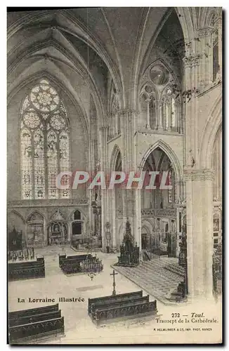 Cartes postales Toul Transept de la Cathedrale