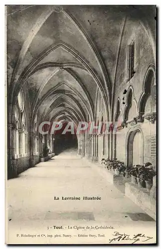 Cartes postales Toul Le Cloitre de la Cathedrale