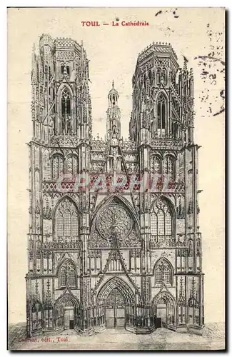 Cartes postales Toul La Cathedrale