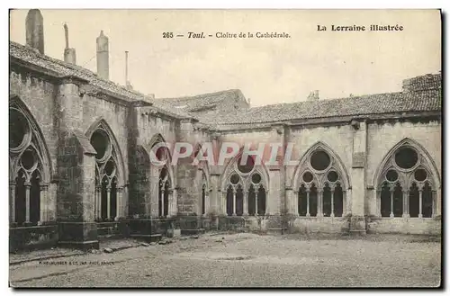 Cartes postales Toul Cloitre de la Cathedrale