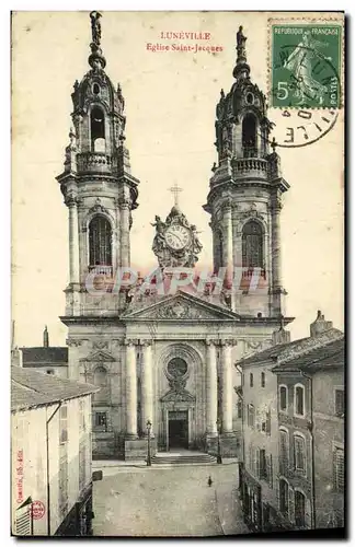 Cartes postales Luneville Eglise Saint Jacques