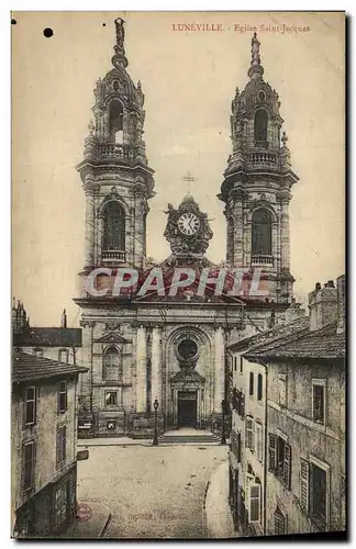 Cartes postales Luneville Eglise Saint Jacques