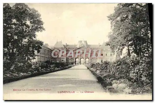 Cartes postales Luneville Le Chateau