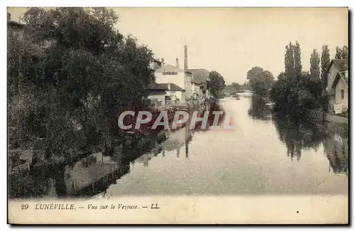 Cartes postales Luneville Vue sur le Vezouse