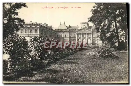 Cartes postales Luneville Les Bosquets Le Chateau