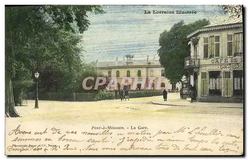 Cartes postales Pont a Mousson La Gare