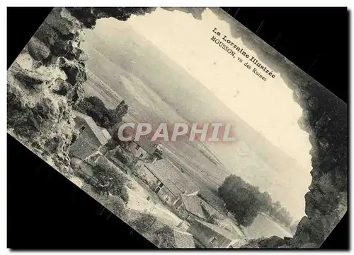 Cartes postales La Lorraine lllustree Mousson vu des Ruines