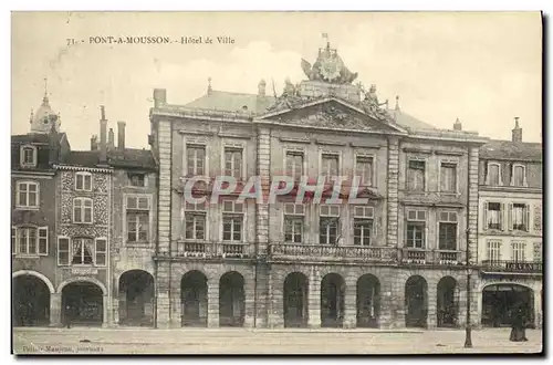 Cartes postales Pont a Mousson Hotel de Ville