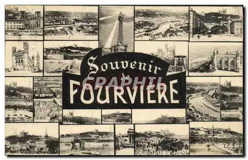 Ansichtskarte AK Souvenir de Fourviere Lyon