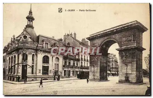 Ansichtskarte AK Dijon Porte Guillaume Tramway