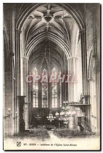 Ansichtskarte AK Dijon Interieur de l Eglise Saint Michel