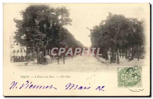 Cartes postales Dijon L Entree du Parc