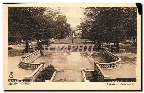 Cartes postales Dijon Square et Place Darcy