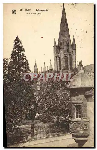 Ansichtskarte AK Dijon Echauguette Place des Ducs